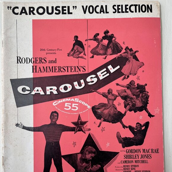 Carousel Vocal Selection Softcover Folio, Sheet Music Musical Movie Songbook - Picture 1 of 5